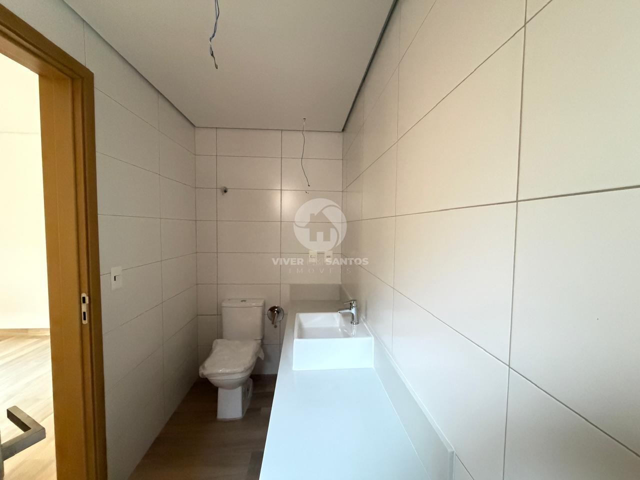 Apartamento Garden Novo, 3 Dormitórios, Suíte e Varanda Gourmet na Quadra da Praia – Santos/SP em Embaré, Santos — foto 19