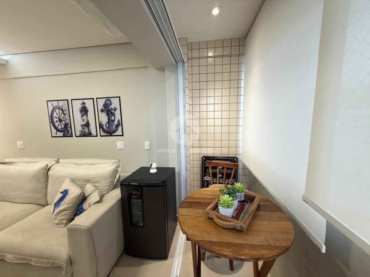 Apartamento Reformado, 3 Dormitórios, Varanda e Vista para o Mar na Pompéia – Santos/SP em Pompéia, Santos — foto 3