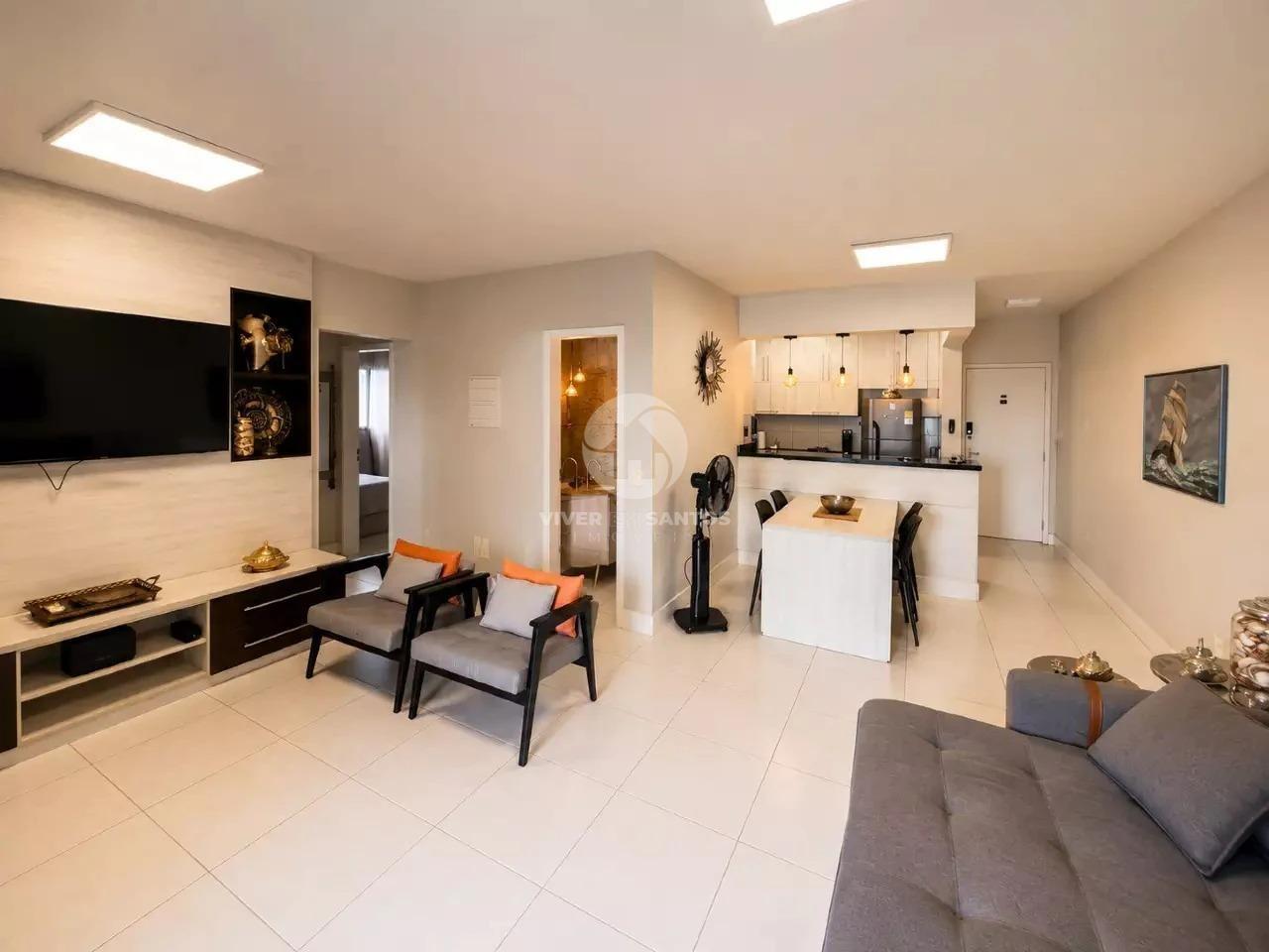 Apartamento mobiliado com vista para o mar à venda na Ponta da Praia, Santos em Ponta da Praia, Santos — foto 7