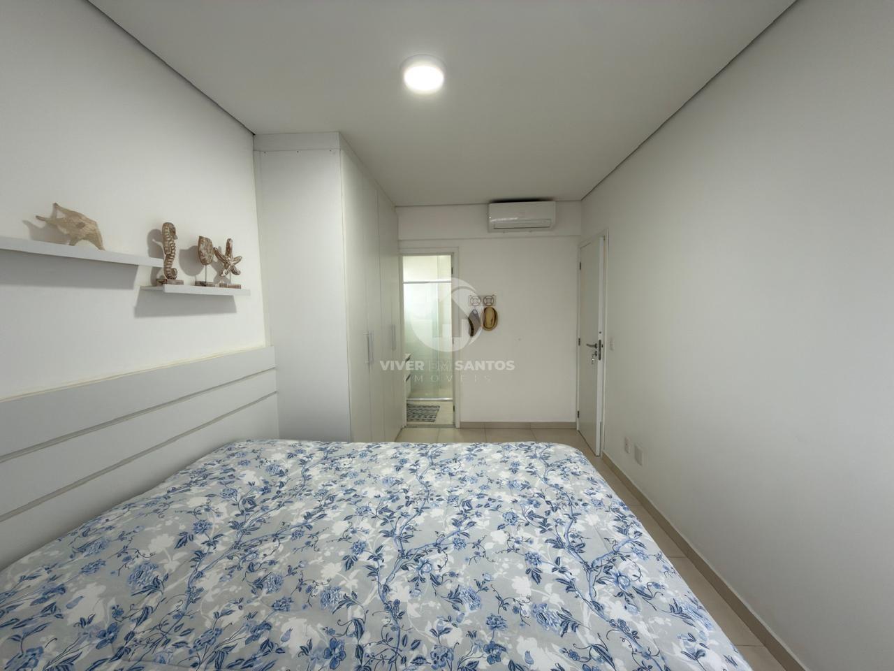 Apartamento 2 Dormitórios, Suíte, Andar Alto e Garagem Demarcada no Marapé – Santos/SP em Marapé, Santos — foto 7