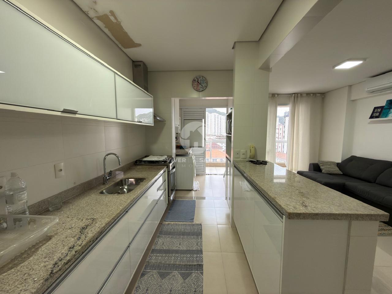 Apartamento 2 Dormitórios, Suíte, Andar Alto e Garagem Demarcada no Marapé – Santos/SP em Marapé, Santos — foto 16
