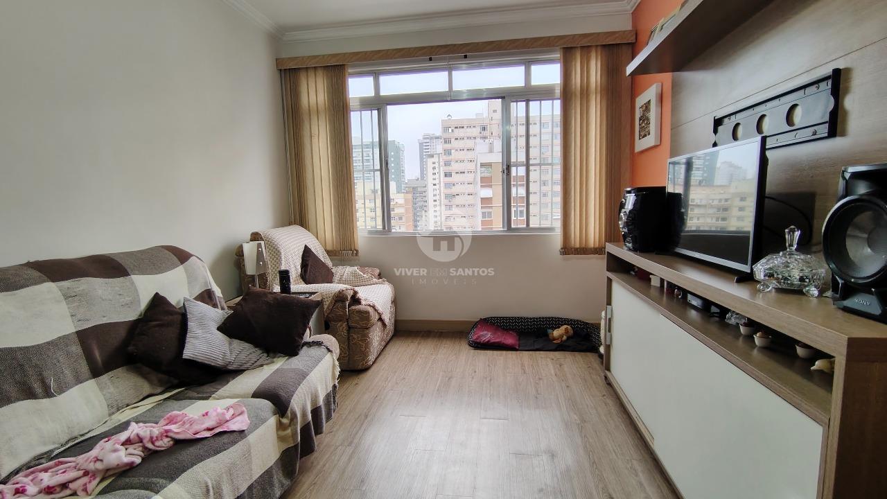 Apartamento de Frente, 2 Dormitórios, Andar Alto e a Meia Quadra da Praia no Embaré – Santos/SP em Embaré, Santos — foto 2