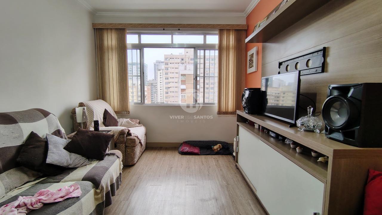 Apartamento de Frente, 2 Dormitórios, Andar Alto e a Meia Quadra da Praia no Embaré – Santos/SP em Embaré, Santos — foto 3