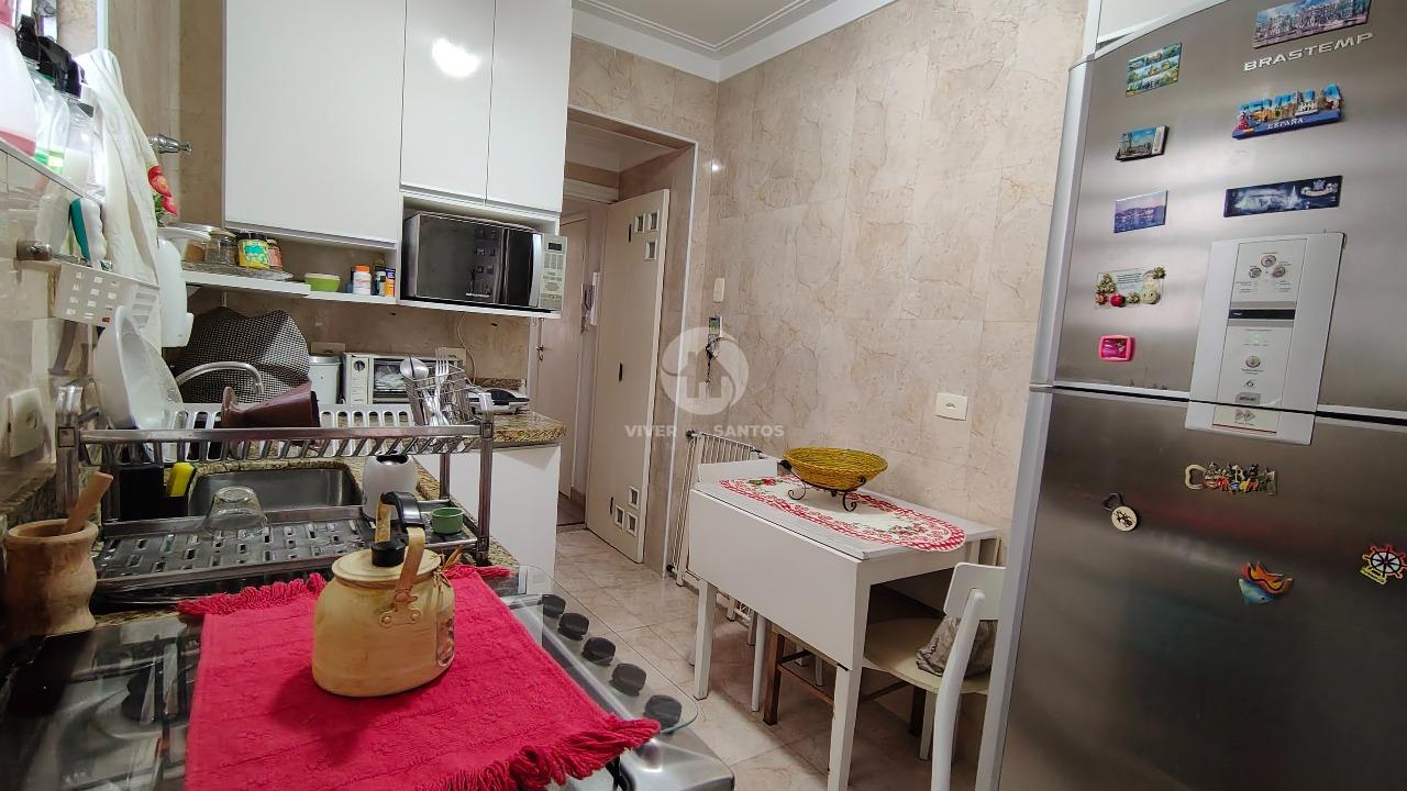 Apartamento de Frente, 2 Dormitórios, Andar Alto e a Meia Quadra da Praia no Embaré – Santos/SP em Embaré, Santos — foto 10