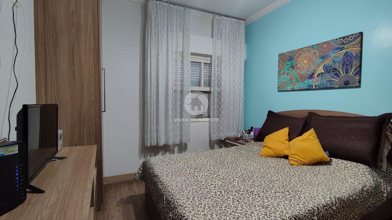 Apartamento de Frente, 2 Dormitórios, Andar Alto e a Meia Quadra da Praia no Embaré – Santos/SP em Embaré, Santos — foto 9