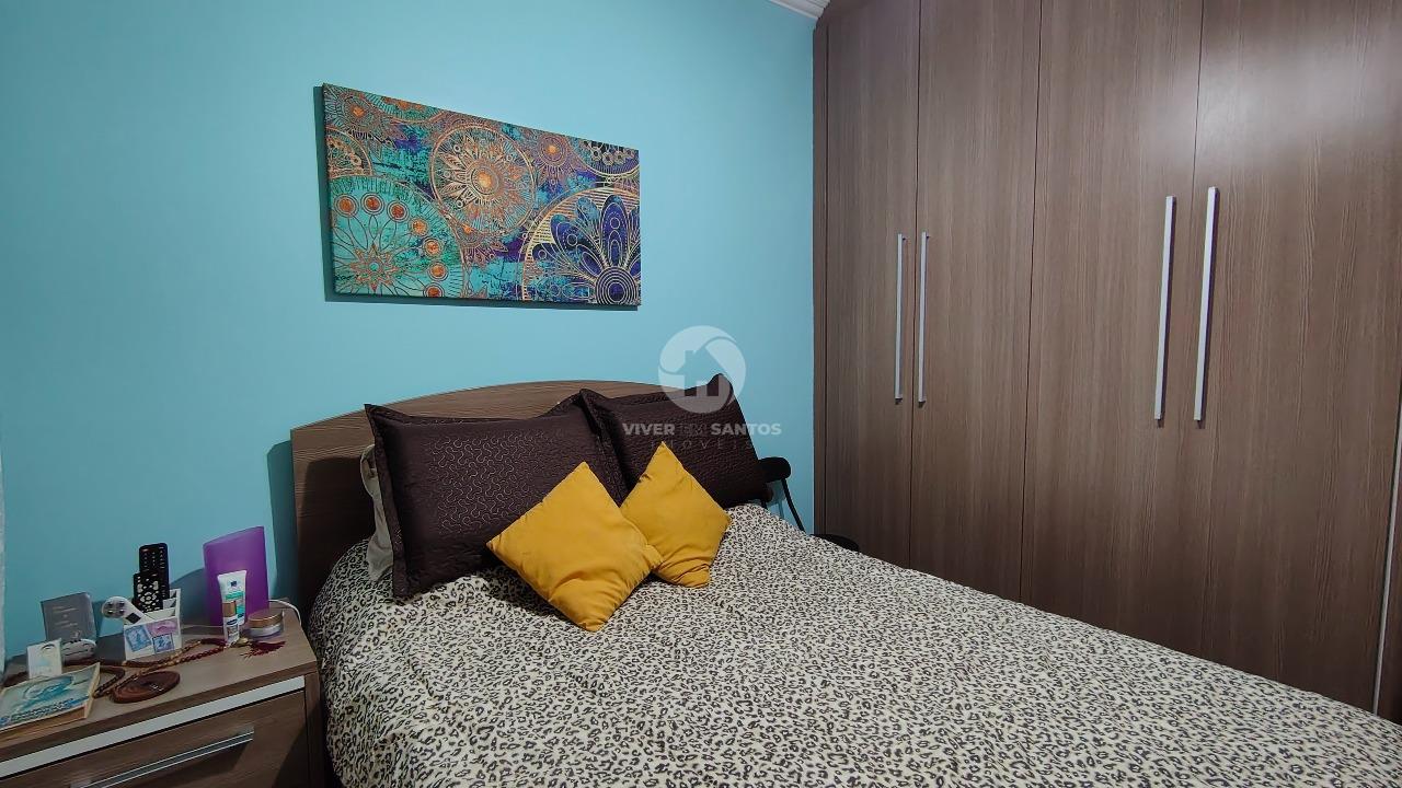 Apartamento de Frente, 2 Dormitórios, Andar Alto e a Meia Quadra da Praia no Embaré – Santos/SP em Embaré, Santos — foto 8