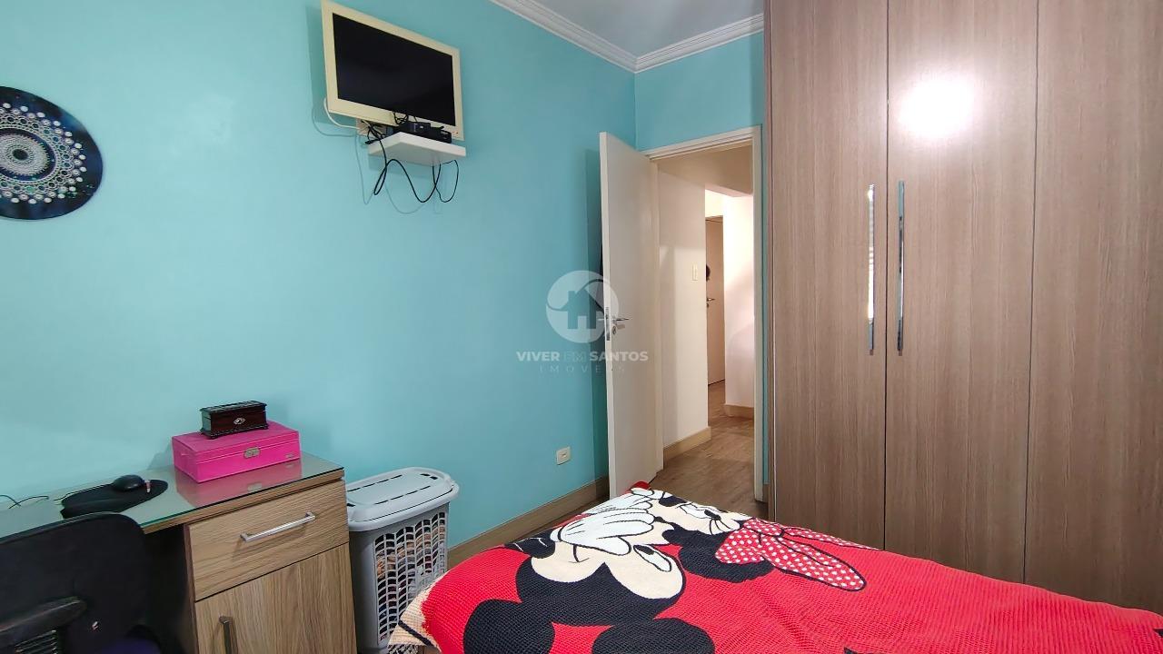 Apartamento de Frente, 2 Dormitórios, Andar Alto e a Meia Quadra da Praia no Embaré – Santos/SP em Embaré, Santos — foto 6