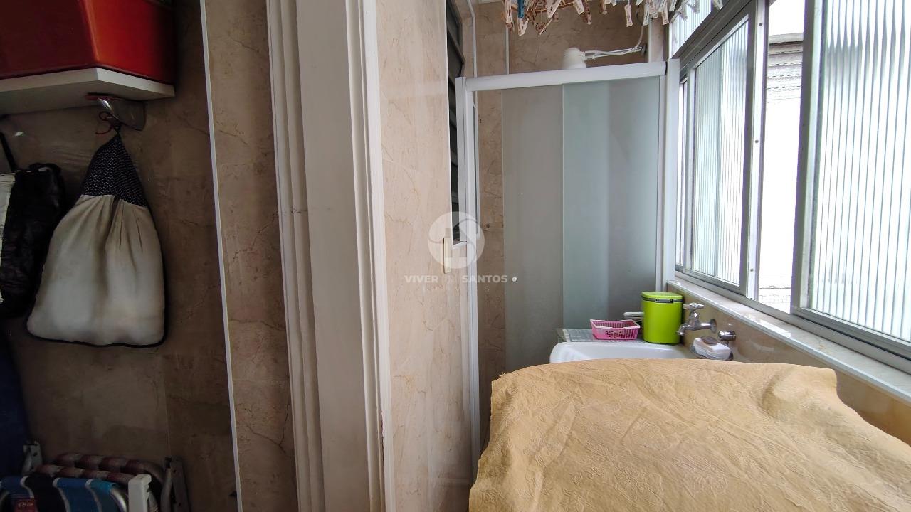 Apartamento de Frente, 2 Dormitórios, Andar Alto e a Meia Quadra da Praia no Embaré – Santos/SP em Embaré, Santos — foto 14