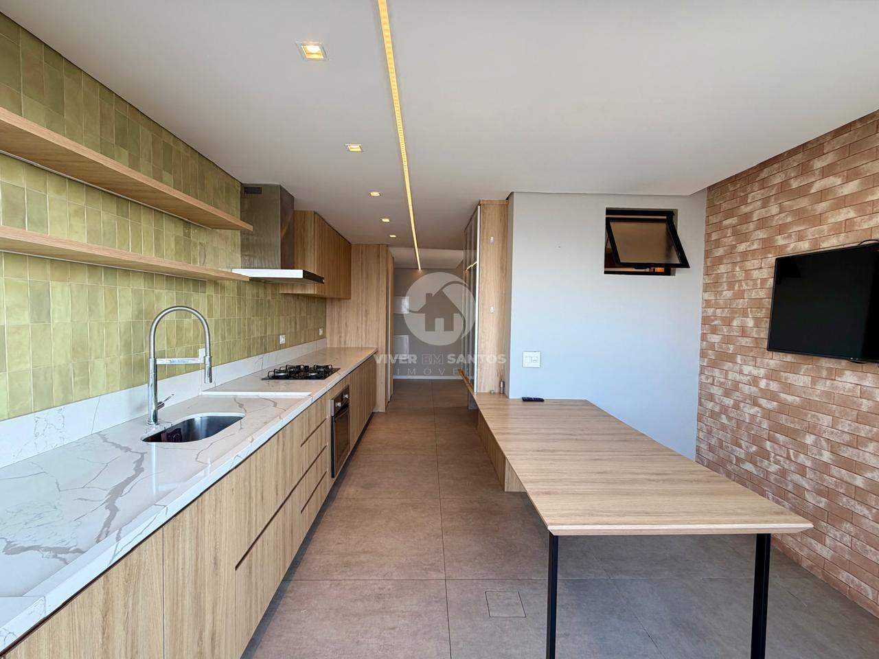 partamento Planejado, 2 Dormitórios, Suíte, Terraço Gourmet e Lazer Completo no Embaré – Santos/SP em Embaré, Santos — foto 9