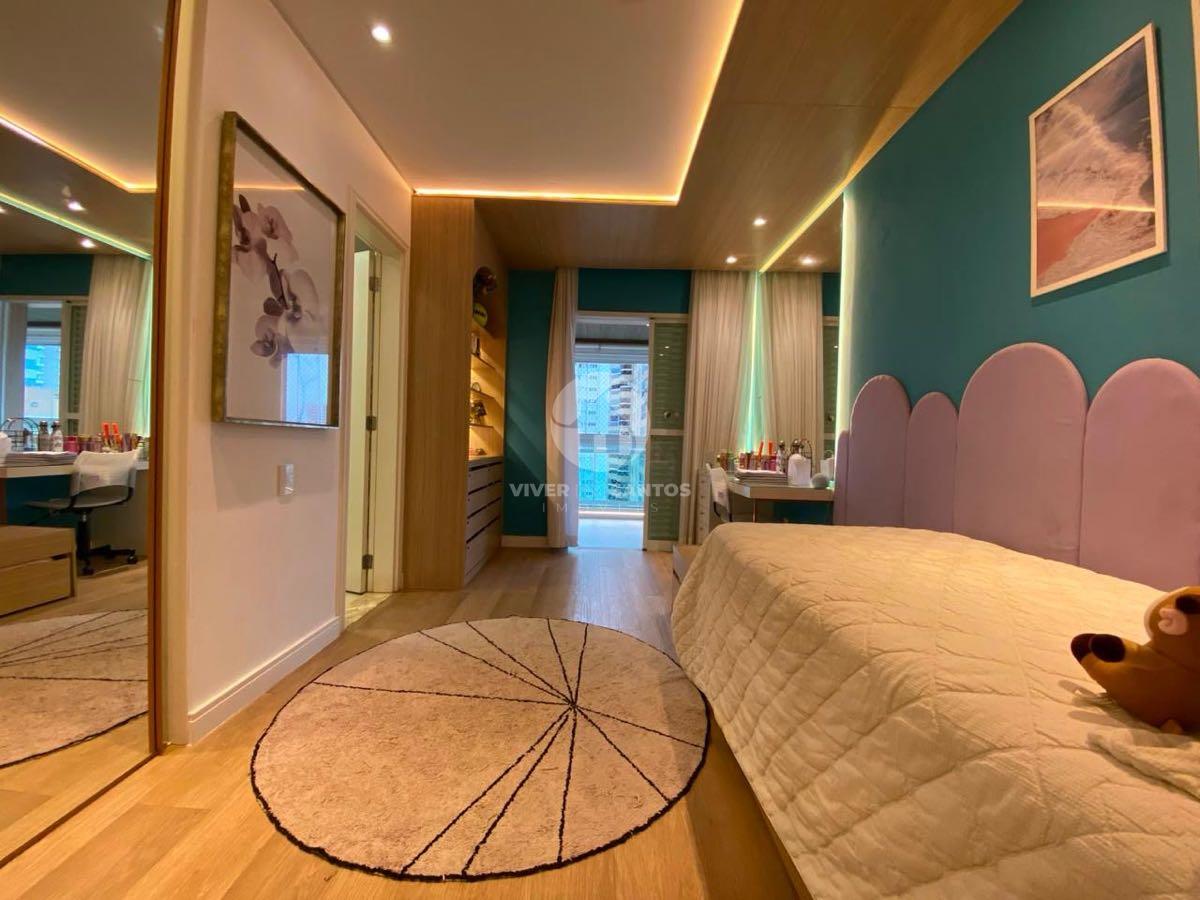 Apartamento Alto Padrão, 3 Suítes, Varanda Gourmet, 3 Vagas e Lazer Completo na Aparecida – Santos/SP em Aparecida, Santos — foto 18