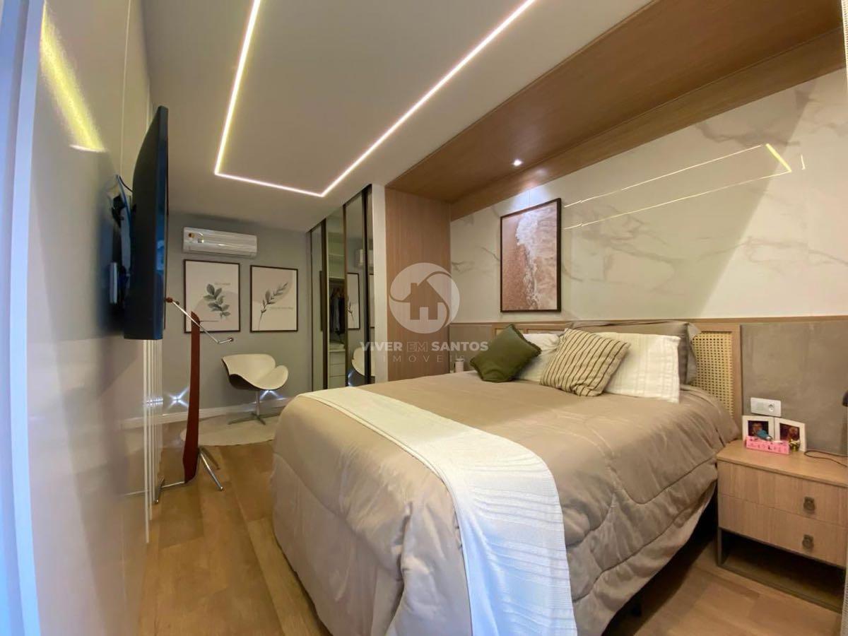 Apartamento Alto Padrão, 3 Suítes, Varanda Gourmet, 3 Vagas e Lazer Completo na Aparecida – Santos/SP em Aparecida, Santos — foto 22