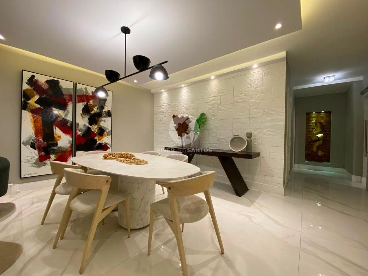 Apartamento Alto Padrão, 3 Suítes, Varanda Gourmet, 3 Vagas e Lazer Completo na Aparecida – Santos/SP em Aparecida, Santos — foto 5