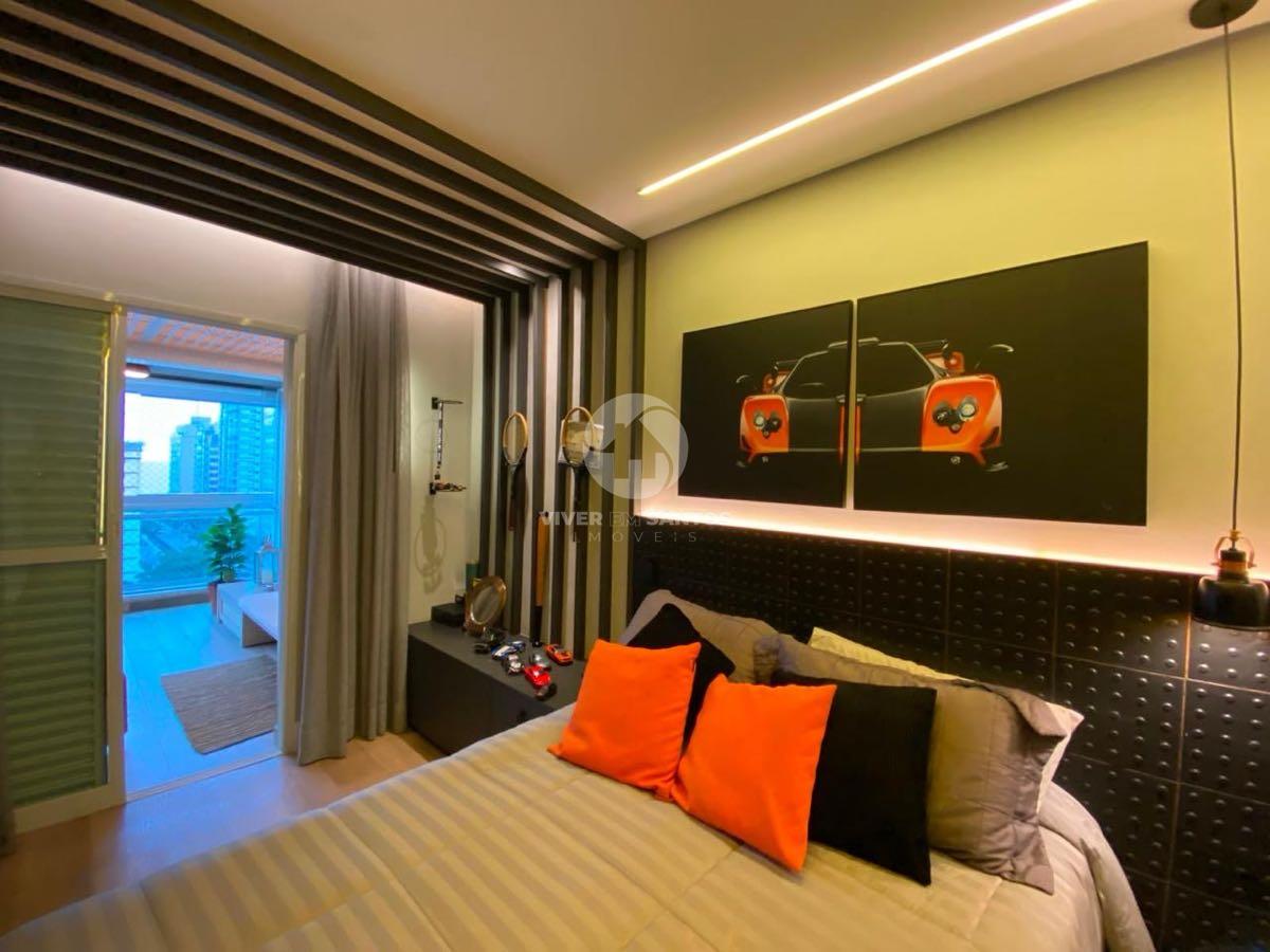 Apartamento Alto Padrão, 3 Suítes, Varanda Gourmet, 3 Vagas e Lazer Completo na Aparecida – Santos/SP em Aparecida, Santos — foto 11