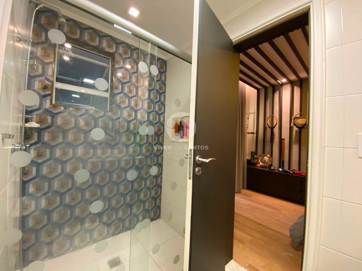 Apartamento Alto Padrão, 3 Suítes, Varanda Gourmet, 3 Vagas e Lazer Completo na Aparecida – Santos/SP em Aparecida, Santos — foto 16