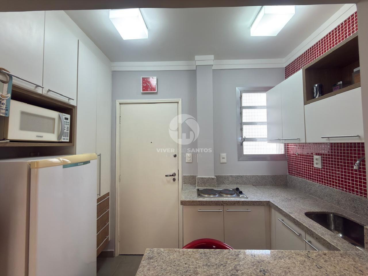 Apartamento de Frente, Vista Livre, Garagem e na Quadra da Praia da Aparecida – Santos/SP em Aparecida, Santos — foto 7