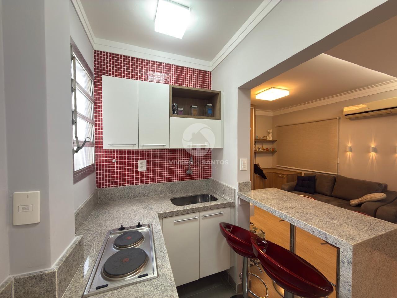 Apartamento de Frente, Vista Livre, Garagem e na Quadra da Praia da Aparecida – Santos/SP em Aparecida, Santos — foto 6