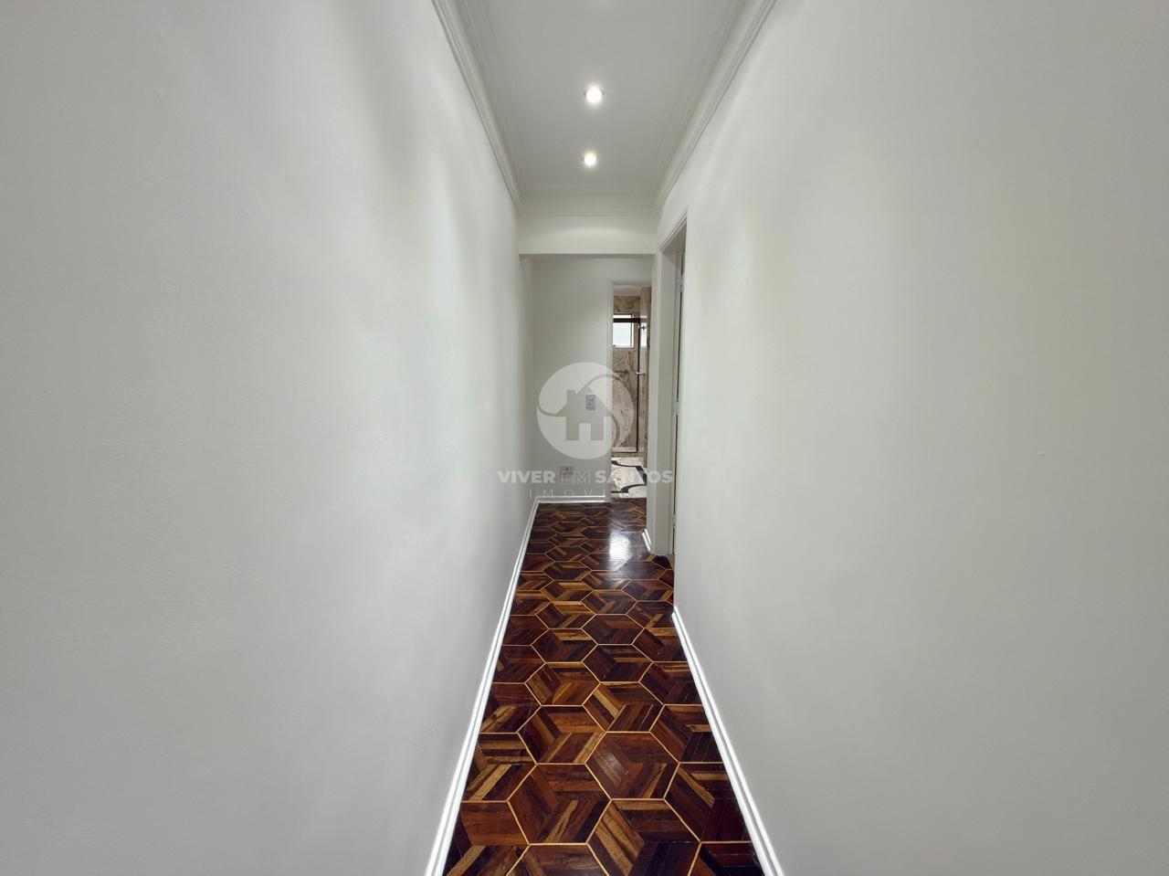 Apartamento 2 Dormitórios, Andar Alto e Vista Livre no Campo Grande – Santos/SP em Campo Grande, Santos — foto 4