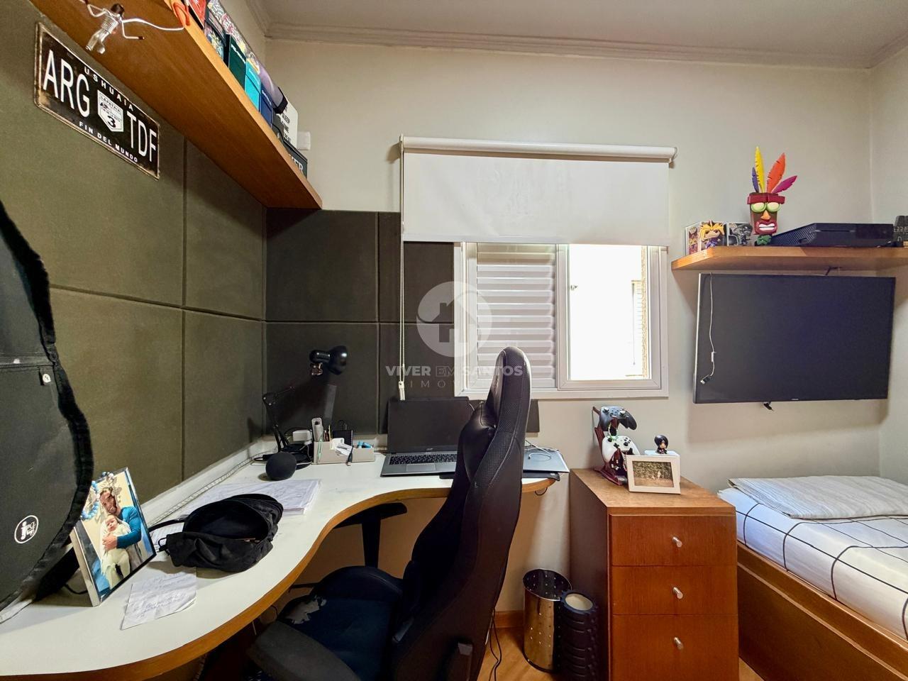 Casa Triplex, 4 Dormitórios, 2 Suítes, Piscina, Espaço Gourmet e 2 Vagas – Santos/SP em Aparecida, Santos — foto 25