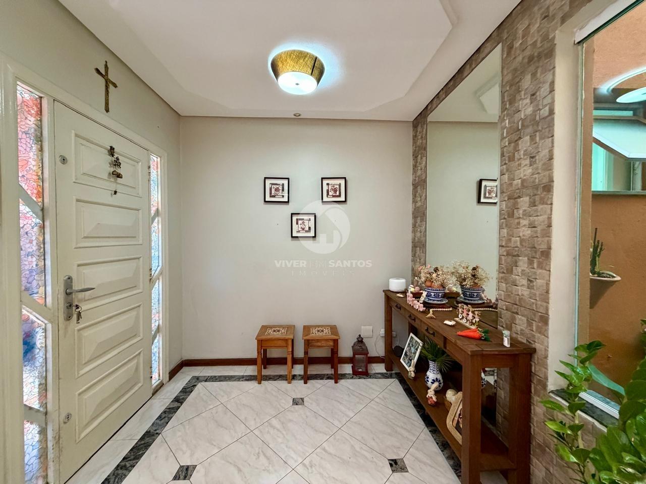 Casa Triplex, 4 Dormitórios, 2 Suítes, Piscina, Espaço Gourmet e 2 Vagas – Santos/SP em Aparecida, Santos — foto 2