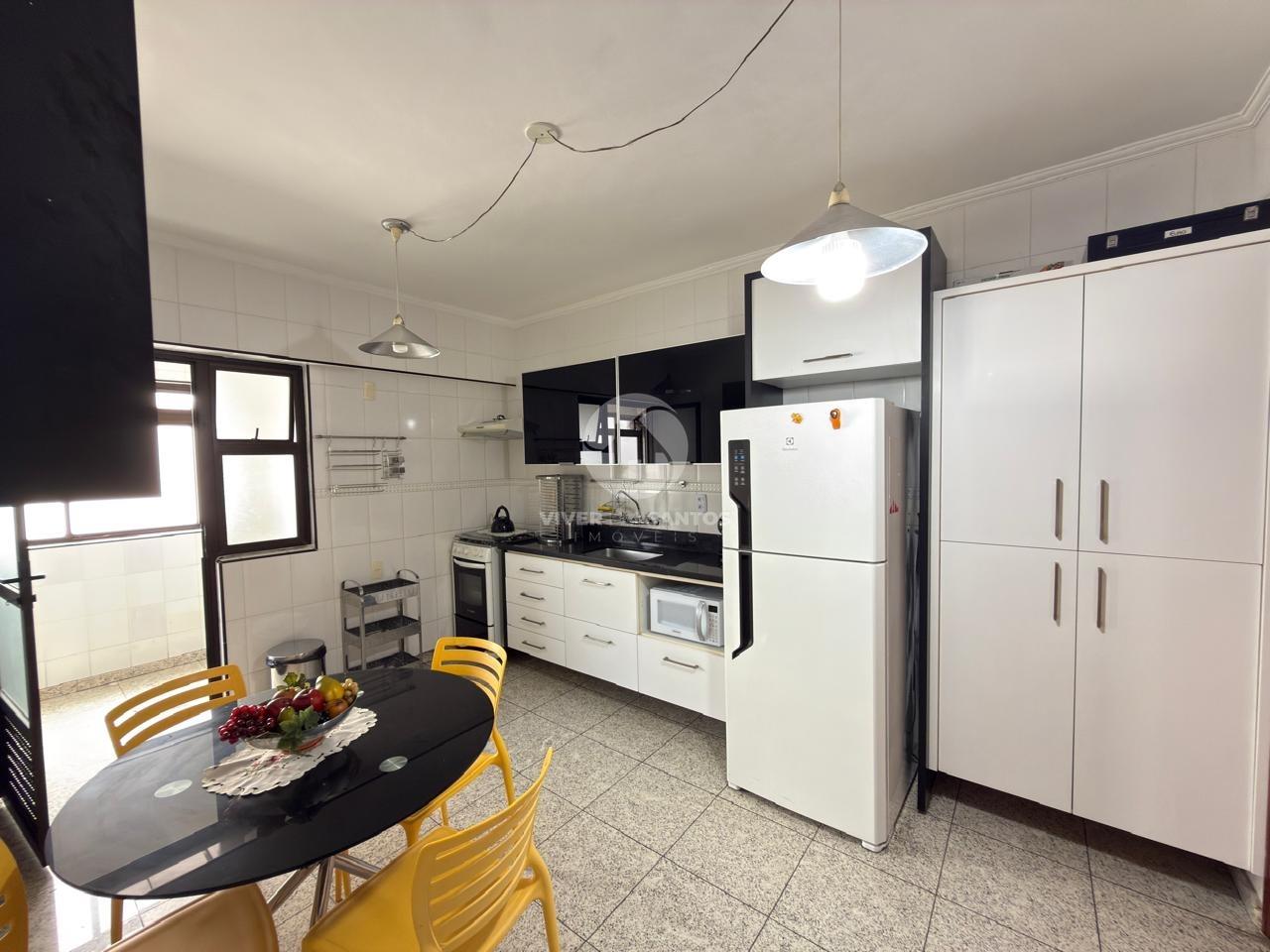 Apartamento Porteira Fechada, 3 Dormitórios, Vista para o Mar e Garagem no Boqueirão – Santos/SP em Boqueirão, Santos — foto 14