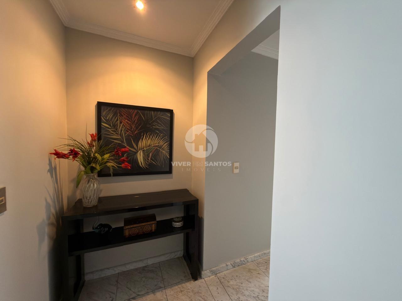 Apartamento Porteira Fechada, 3 Dormitórios, Vista para o Mar e Garagem no Boqueirão – Santos/SP em Boqueirão, Santos — foto 5