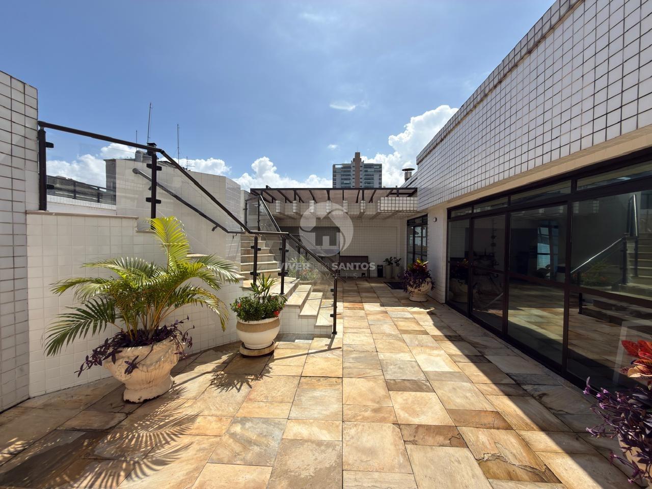 Apartamento Porteira Fechada, 3 Dormitórios, Vista para o Mar e Garagem no Boqueirão – Santos/SP em Boqueirão, Santos — foto 18