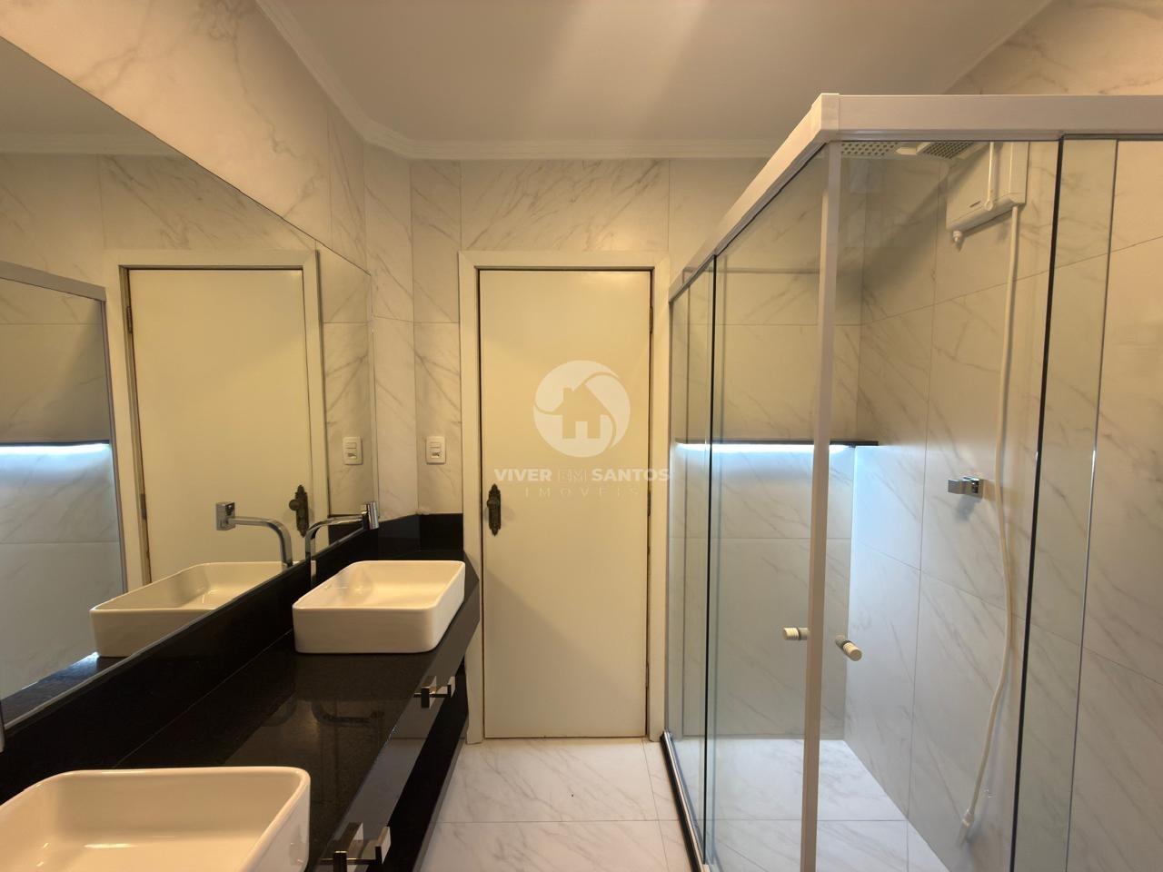 Apartamento de Frente, 3 Suítes, Sala Ampla e 2 Vagas no Gonzaga – Santos/SP em Gonzaga, Santos — foto 8