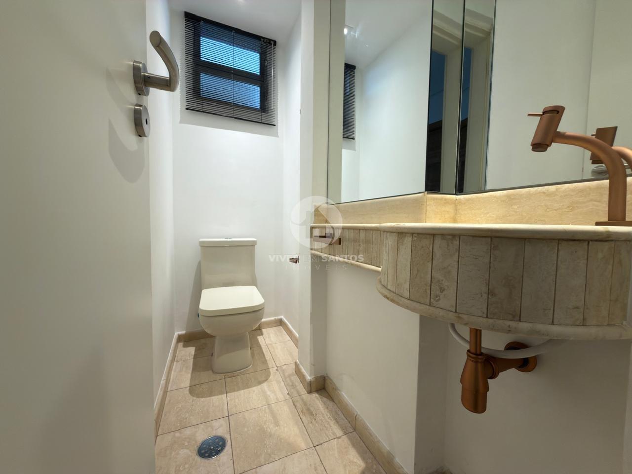 Apartamento de Frente, 3 Suítes, Sala Ampla e 2 Vagas no Gonzaga – Santos/SP em Gonzaga, Santos — foto 4