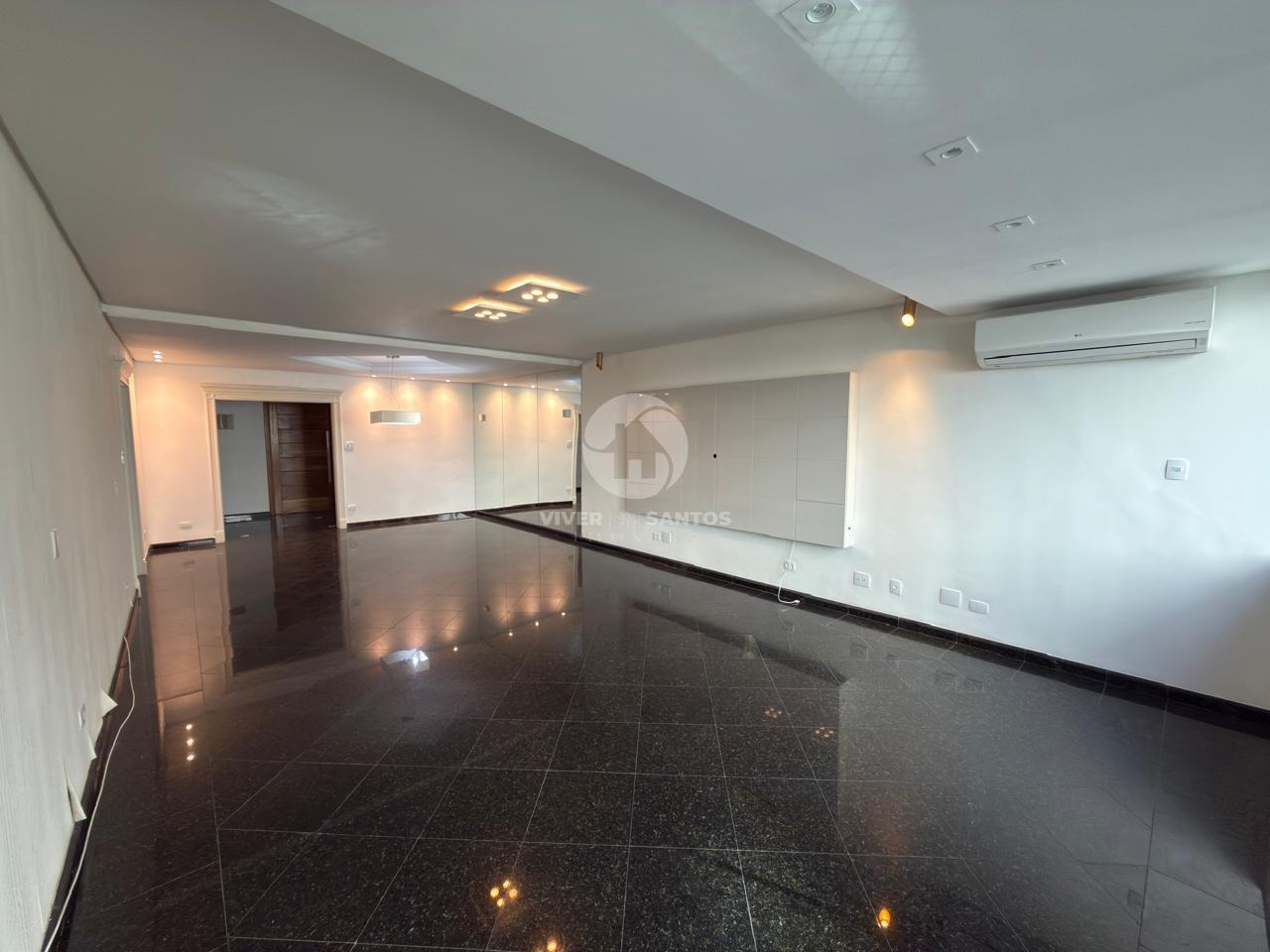 Apartamento de Frente, 3 Suítes, Sala Ampla e 2 Vagas no Gonzaga – Santos/SP em Gonzaga, Santos — foto 3