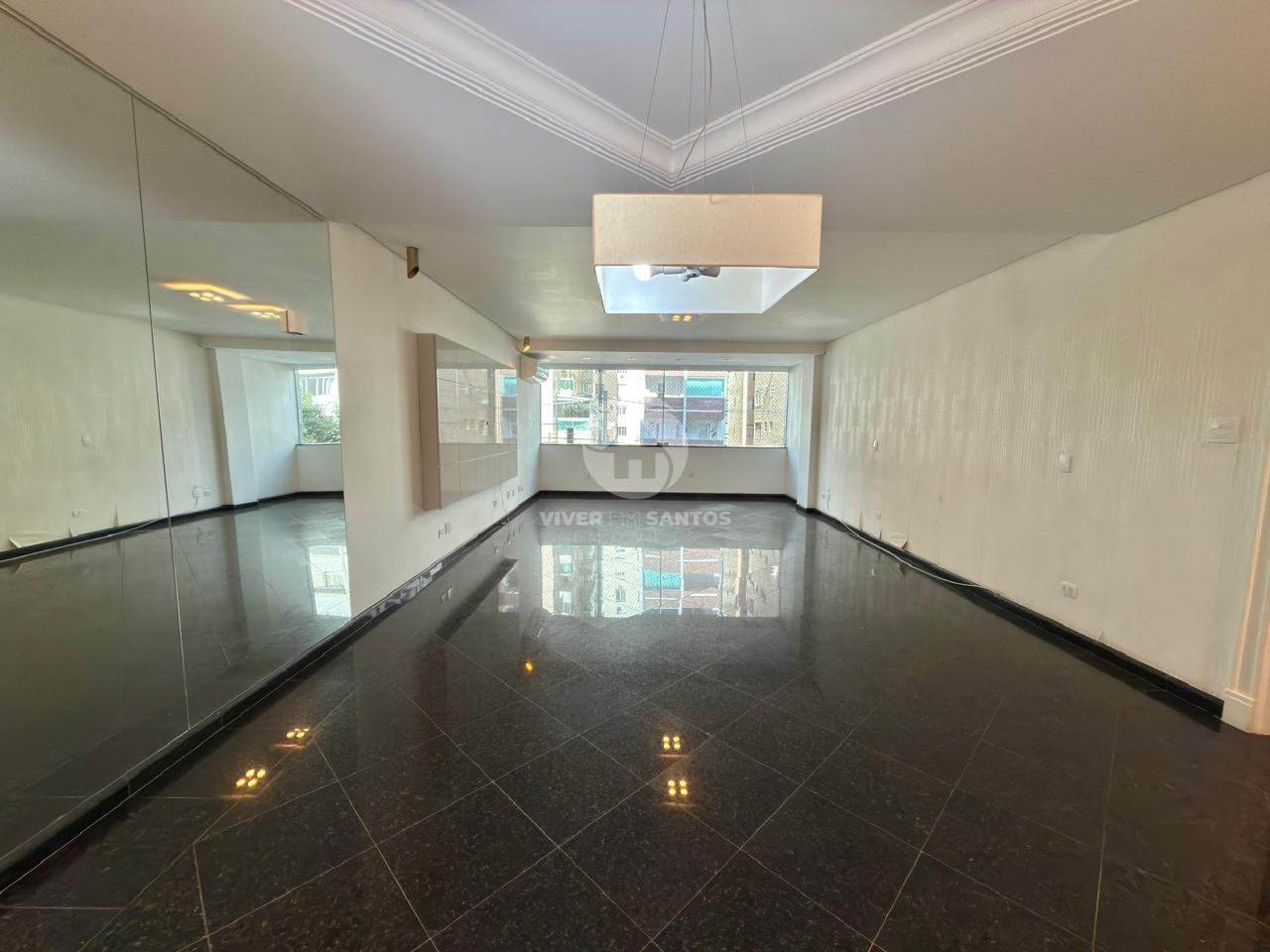 Apartamento de Frente, 3 Suítes, Sala Ampla e 2 Vagas no Gonzaga – Santos/SP em Gonzaga, Santos — foto 2