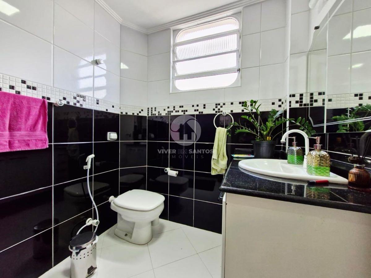 Apartamento com 3 Dormitórios, Suíte e Varanda na Pompéia – Santos/SP em Pompéia, Santos — foto 18