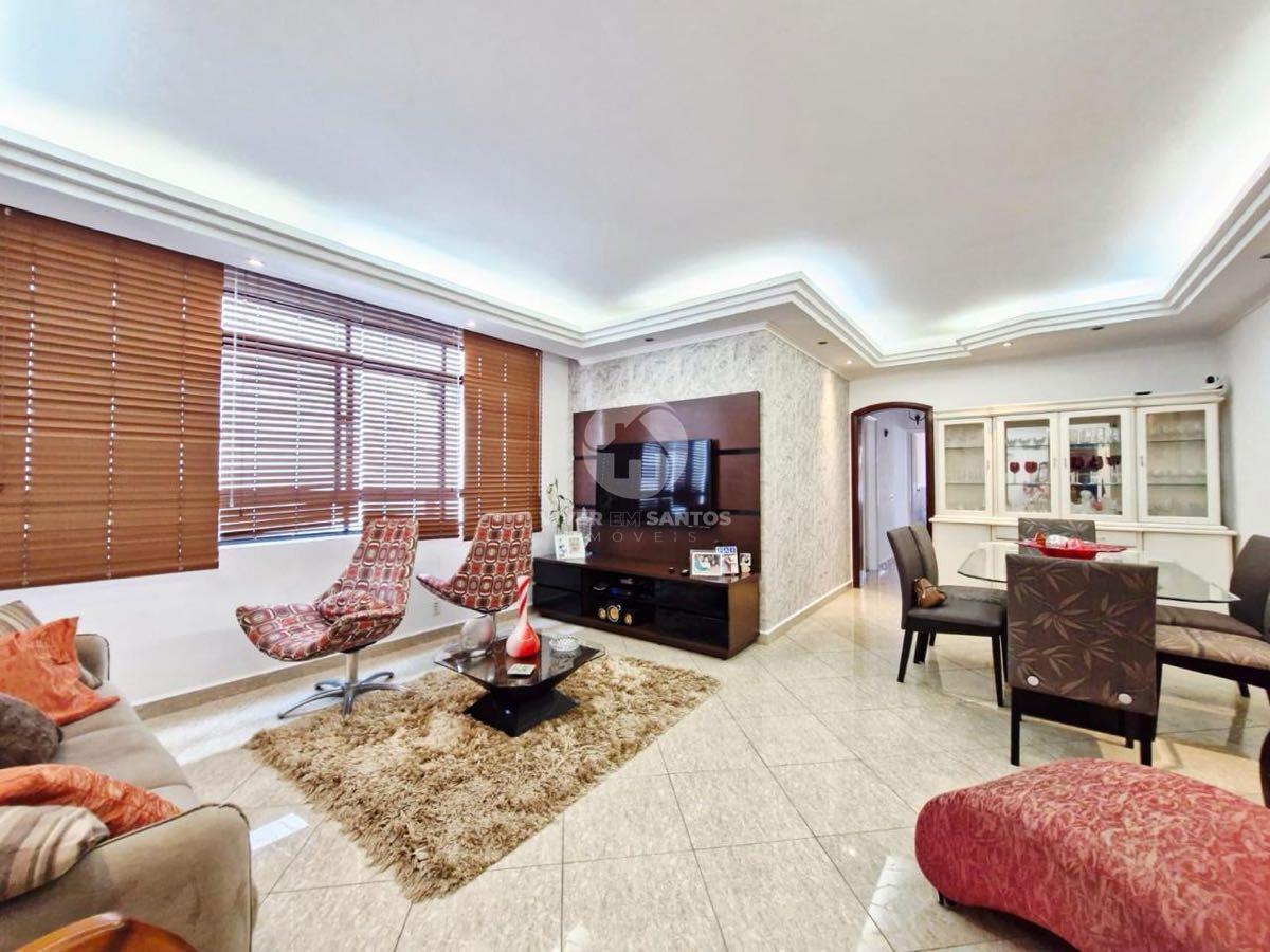 Apartamento com 3 Dormitórios, Suíte e Varanda na Pompéia – Santos/SP em Pompéia, Santos — foto 2