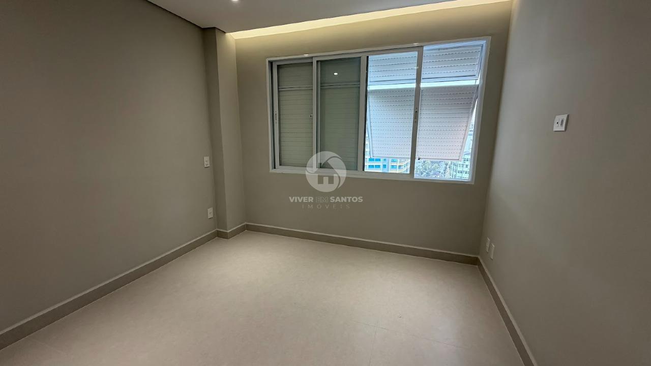 Apartamento Totalmente Reformado, 2 Dormitórios, Suíte, Vista Livre e Garagem no Gonzaga – Santos/SP em Gonzaga, Santos — foto 14