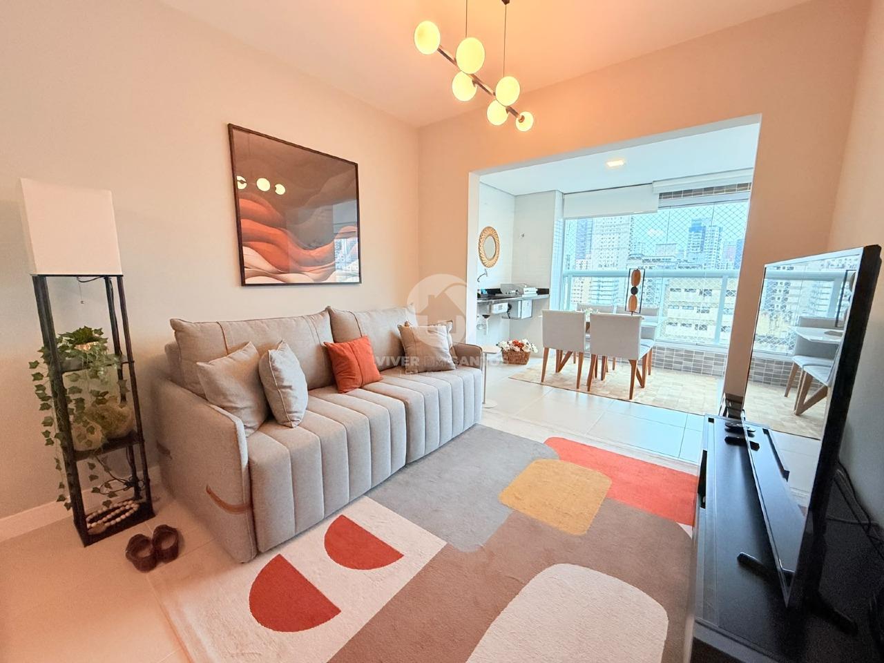 Apartamento Mobiliado, 2 Dormitórios, Suíte, Varanda e Lazer Completo no Boqueirão – Santos/SP em Boqueirão, Santos — foto 4