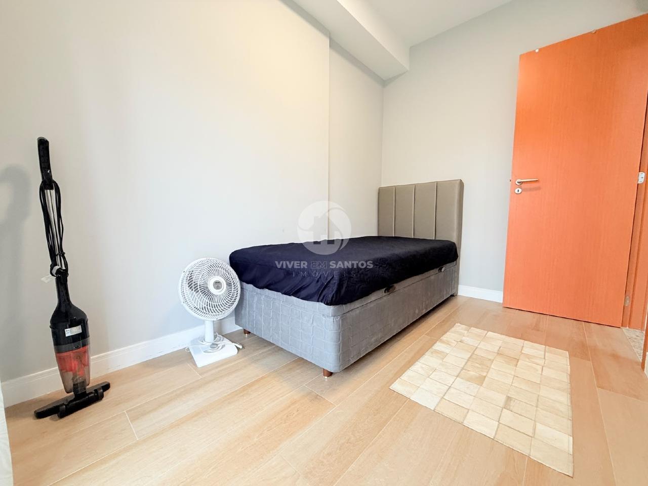 Apartamento Mobiliado, 2 Dormitórios, Suíte, Varanda e Lazer Completo no Boqueirão – Santos/SP em Boqueirão, Santos — foto 25