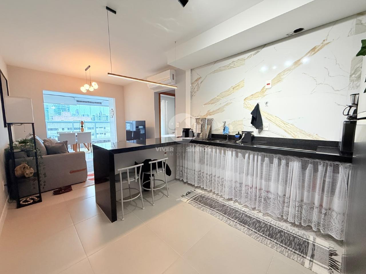 Apartamento Mobiliado, 2 Dormitórios, Suíte, Varanda e Lazer Completo no Boqueirão – Santos/SP em Boqueirão, Santos — foto 15