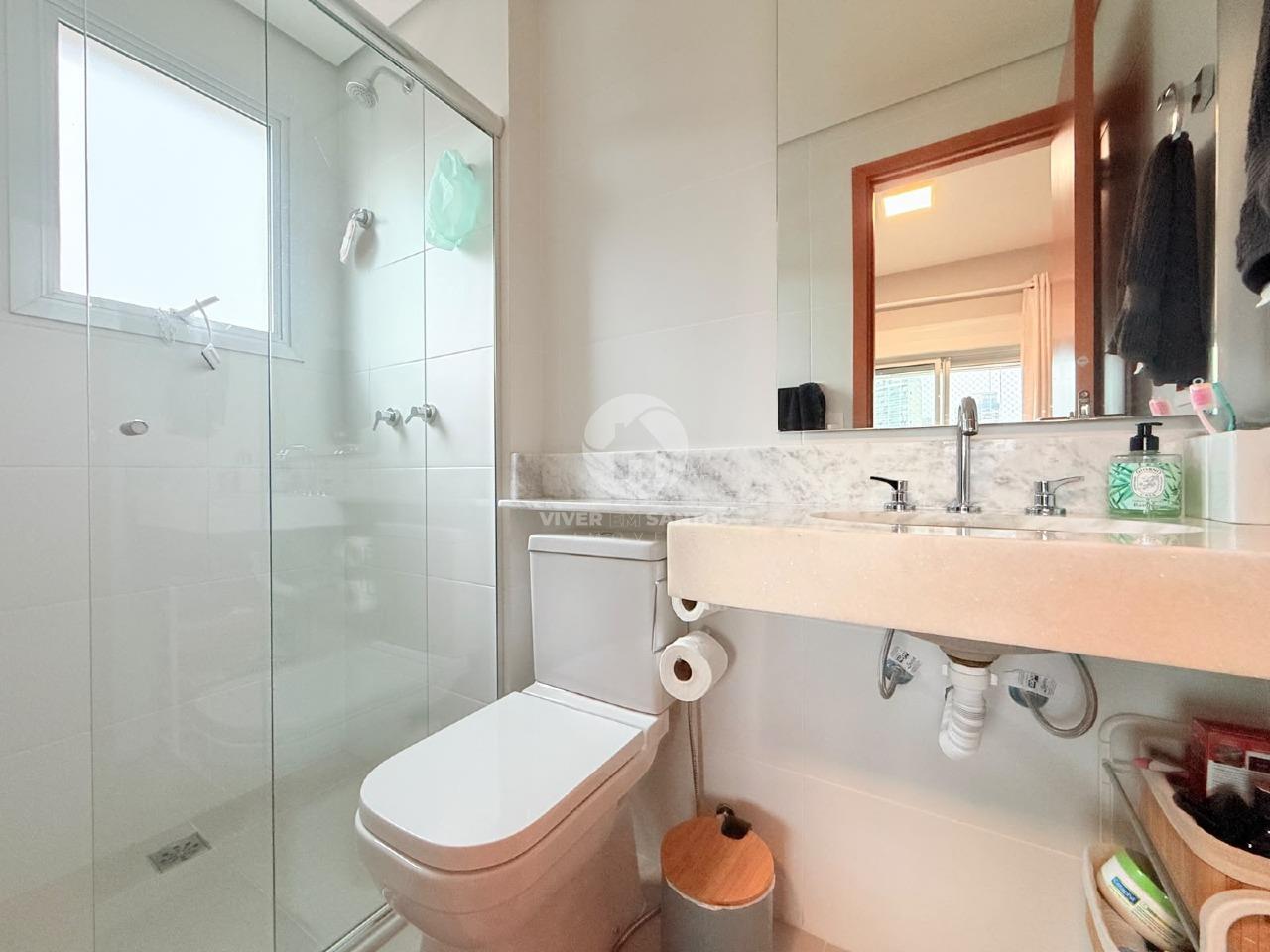 Apartamento Mobiliado, 2 Dormitórios, Suíte, Varanda e Lazer Completo no Boqueirão – Santos/SP em Boqueirão, Santos — foto 29