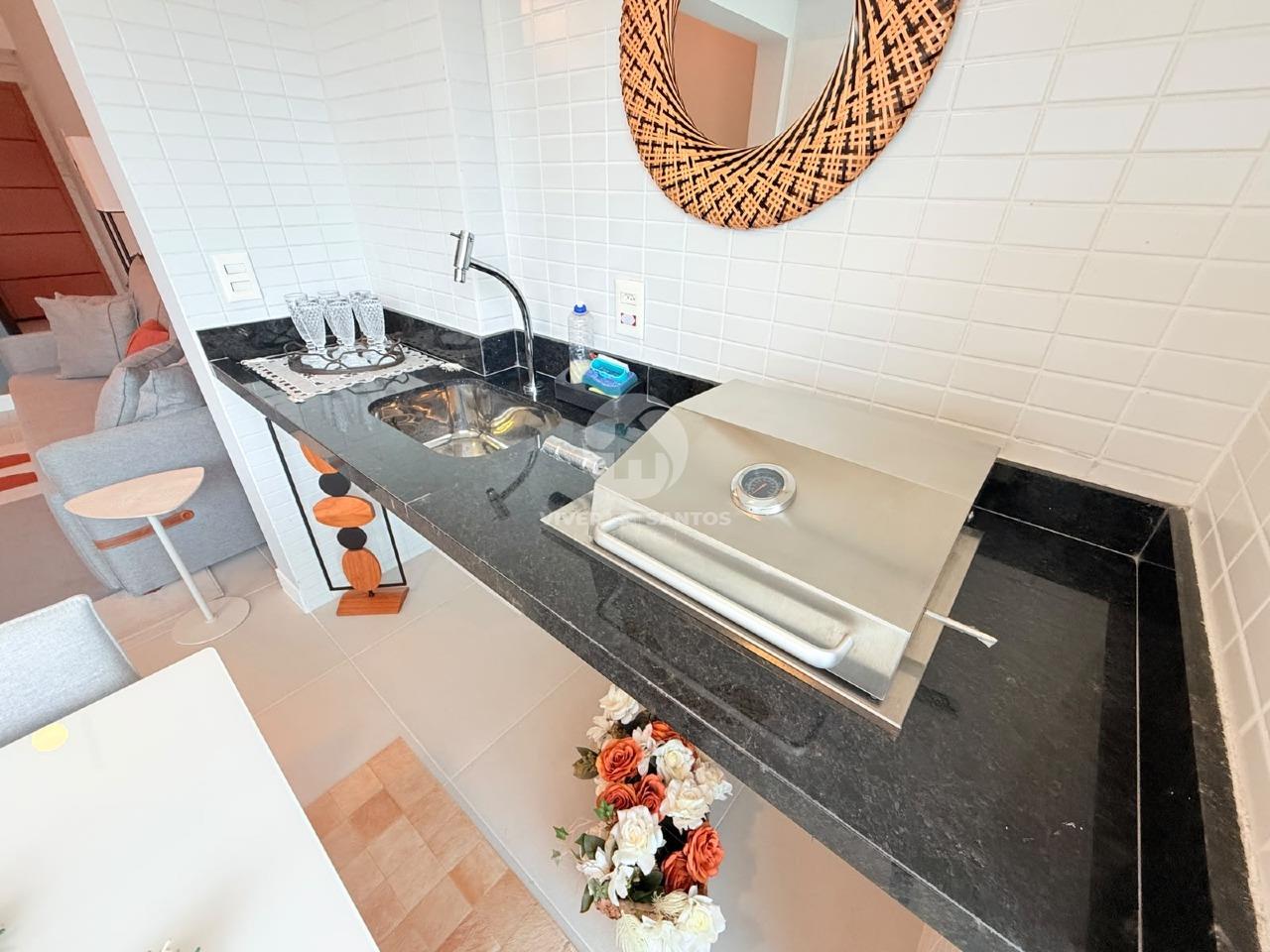 Apartamento Mobiliado, 2 Dormitórios, Suíte, Varanda e Lazer Completo no Boqueirão – Santos/SP em Boqueirão, Santos — foto 11