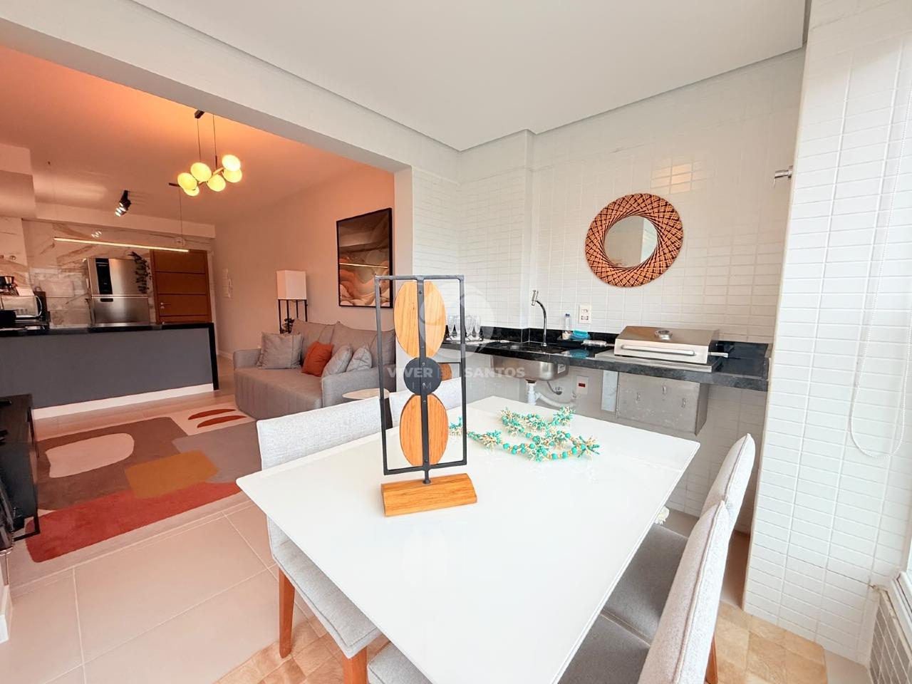 Apartamento Mobiliado, 2 Dormitórios, Suíte, Varanda e Lazer Completo no Boqueirão – Santos/SP em Boqueirão, Santos — foto 17