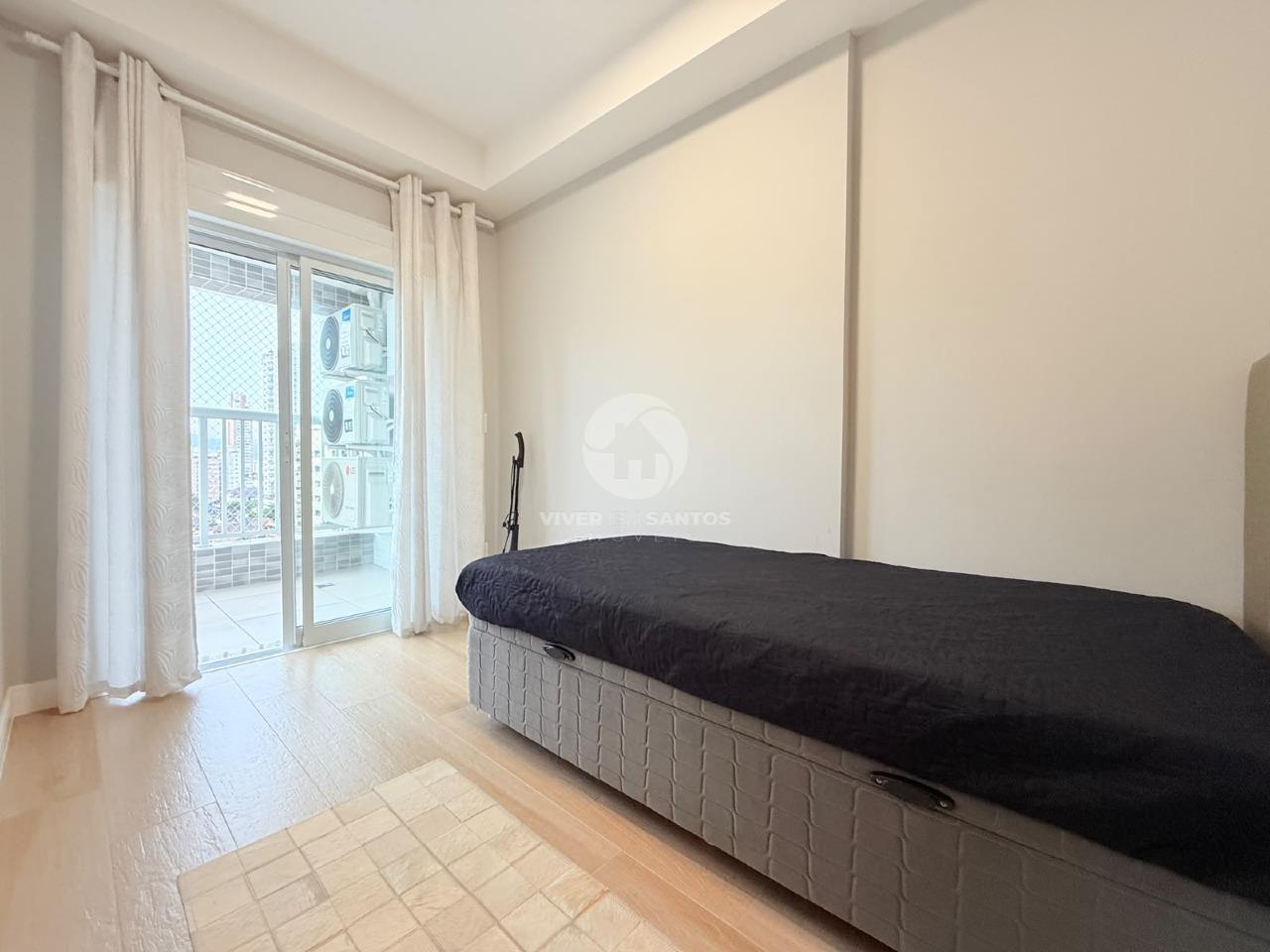 Apartamento Mobiliado, 2 Dormitórios, Suíte, Varanda e Lazer Completo no Boqueirão – Santos/SP em Boqueirão, Santos — foto 22