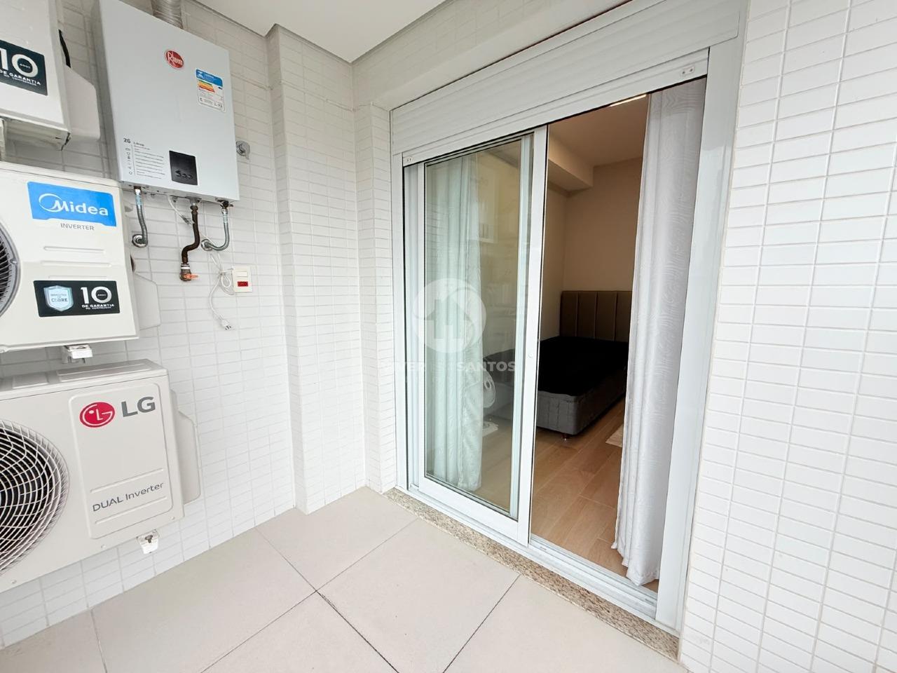 Apartamento Mobiliado, 2 Dormitórios, Suíte, Varanda e Lazer Completo no Boqueirão – Santos/SP em Boqueirão, Santos — foto 18