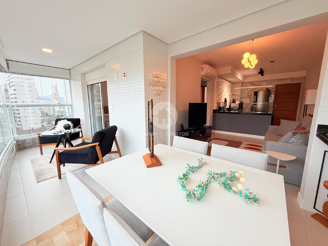 Apartamento Mobiliado, 2 Dormitórios, Suíte, Varanda e Lazer Completo no Boqueirão – Santos/SP em Boqueirão, Santos — foto 2
