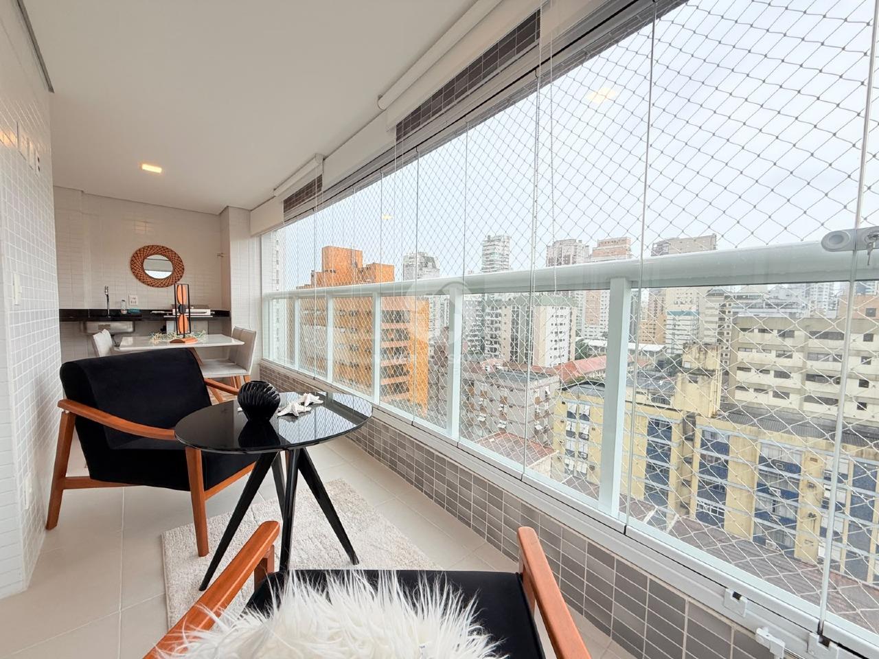 Apartamento Mobiliado, 2 Dormitórios, Suíte, Varanda e Lazer Completo no Boqueirão – Santos/SP em Boqueirão, Santos — foto 7