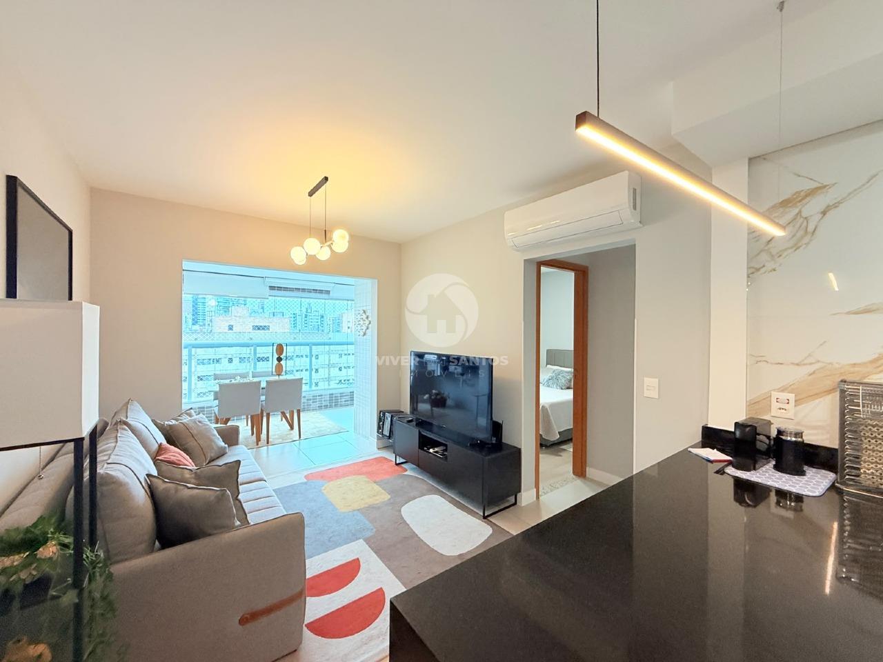 Apartamento Mobiliado, 2 Dormitórios, Suíte, Varanda e Lazer Completo no Boqueirão – Santos/SP em Boqueirão, Santos — foto 12