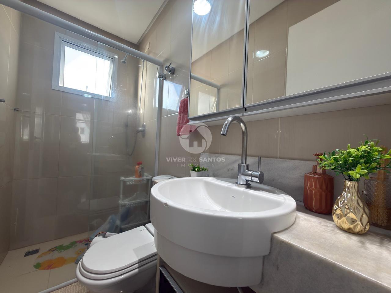 Apartamento 3 Dormitórios, Suíte, Varanda Gourmet, 2 Vagas na Pompéia – Santos/SP em Pompéia, Santos — foto 13