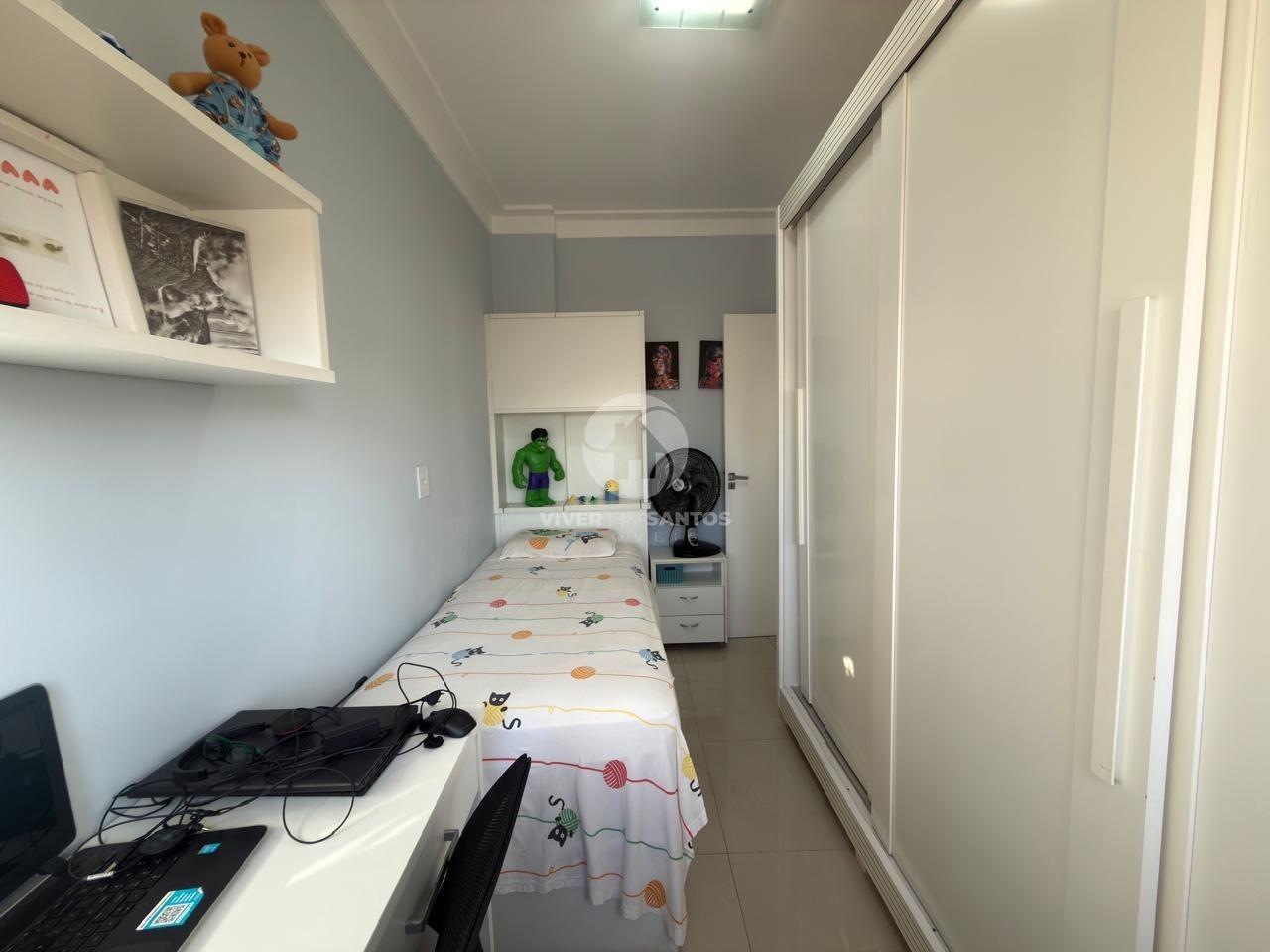 Apartamento 3 Dormitórios, Suíte, Varanda Gourmet, 2 Vagas na Pompéia – Santos/SP em Pompéia, Santos — foto 11