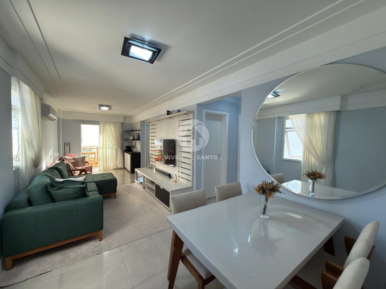 Apartamento 3 Dormitórios, Suíte, Varanda Gourmet, 2 Vagas na Pompéia – Santos/SP em Pompéia, Santos — foto 4