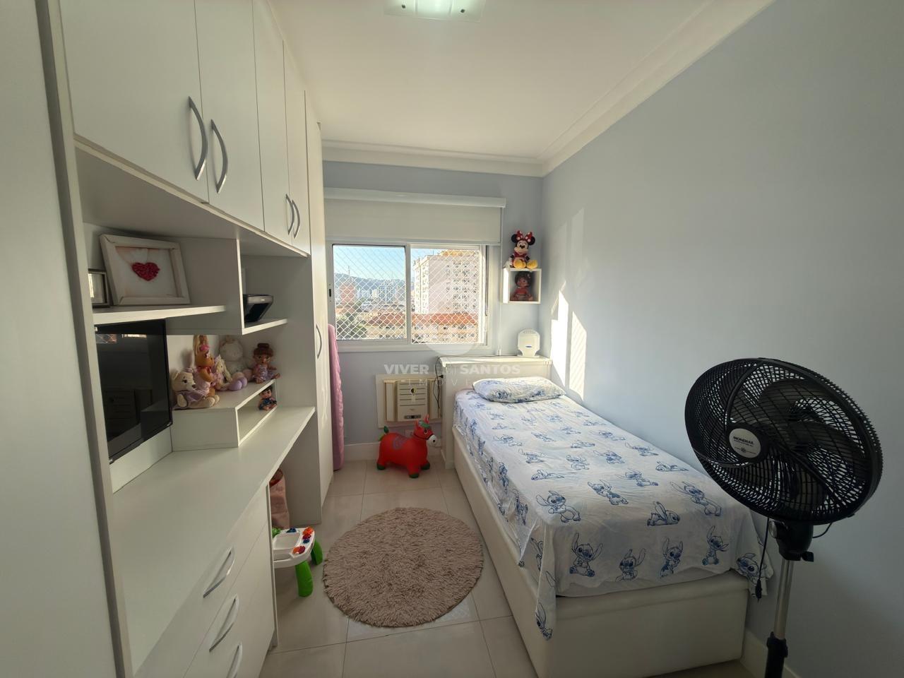 Apartamento 3 Dormitórios, Suíte, Varanda Gourmet, 2 Vagas na Pompéia – Santos/SP em Pompéia, Santos — foto 10