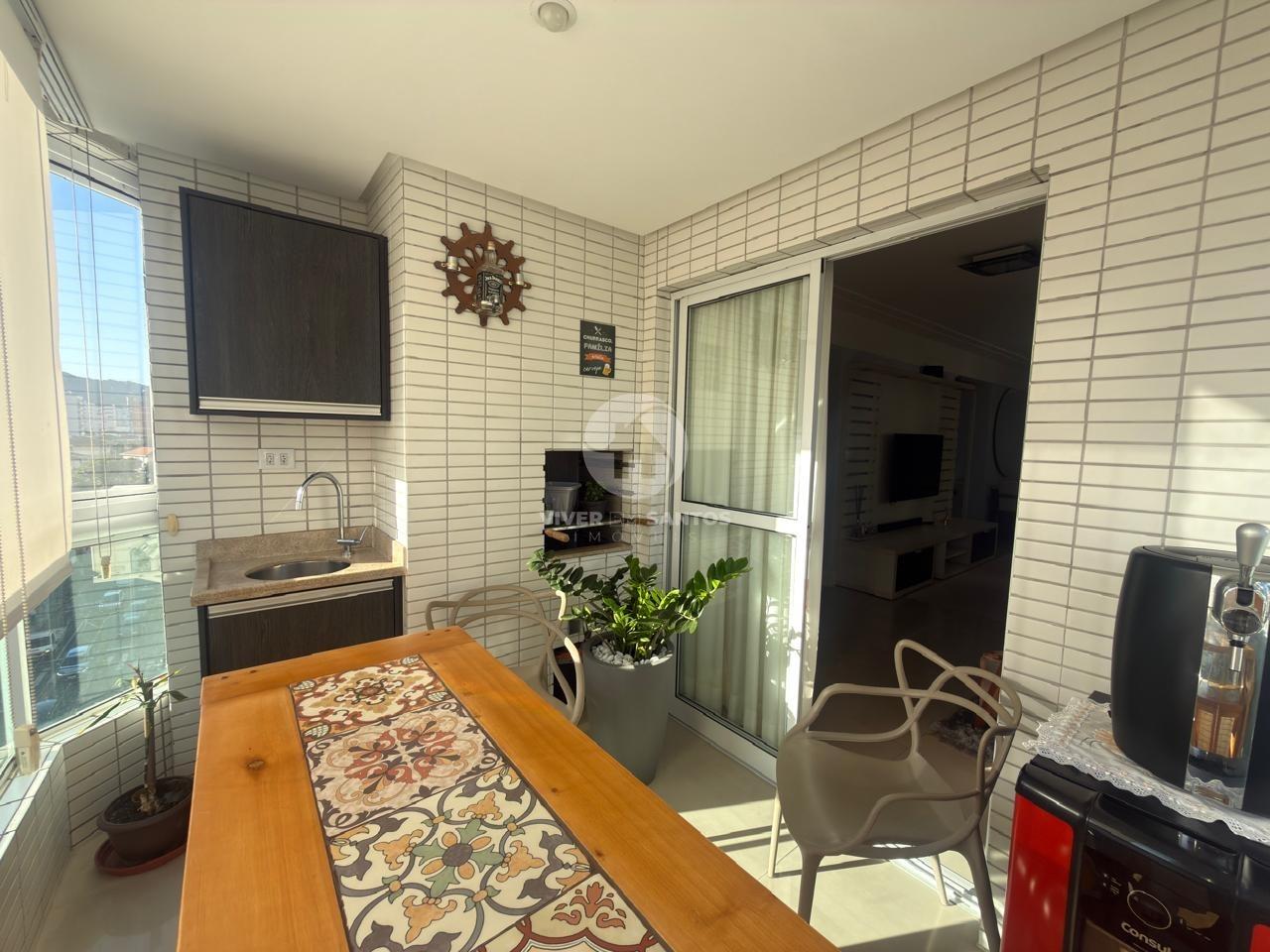 Apartamento 3 Dormitórios, Suíte, Varanda Gourmet, 2 Vagas na Pompéia – Santos/SP em Pompéia, Santos — foto 2