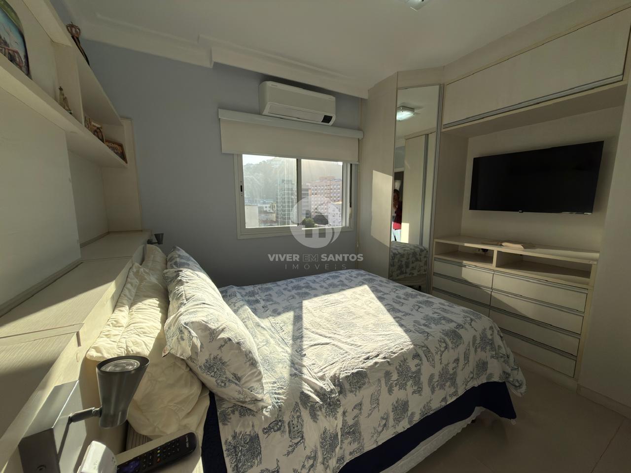 Apartamento 3 Dormitórios, Suíte, Varanda Gourmet, 2 Vagas na Pompéia – Santos/SP em Pompéia, Santos — foto 7